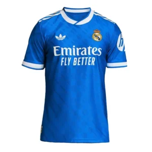 Real Madrid Third Authentic Shirt 25/26 Blue