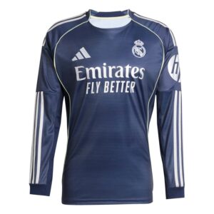 Real Madrid Men's 25/26 Fan Away Long Sleeve Jersey