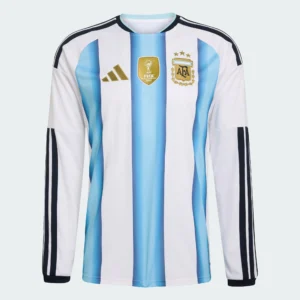 Argentina 26 Home Long Sleeve Jersey (Fan Version)