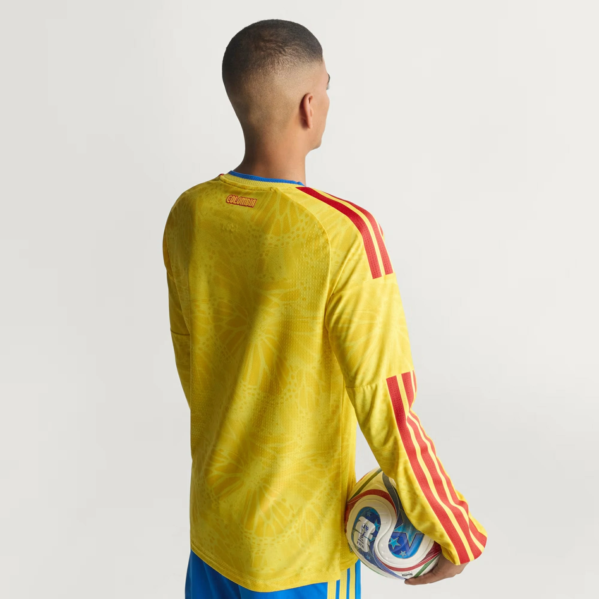 Colombia 26 Home Long Sleeve Jersey (Player Version) - Image 9