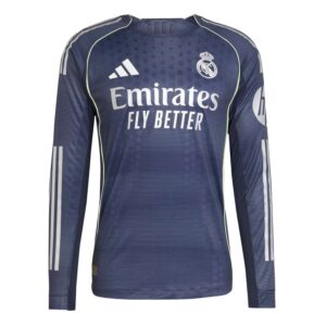 Real Madrid Men's 25/26 Player Away Long Sleeve Jersey